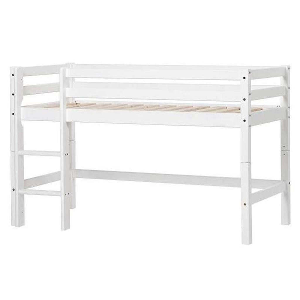 Hoppekids ECO Dream - Halvhøj Seng - Delbar - Flere Størrelser - Hvid