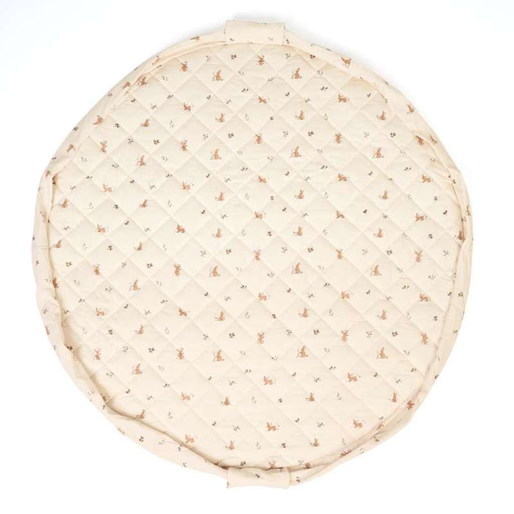 Play & Go Soft Organic - 2-i-1 Opbevaringstæppe/Legetæppe - Rabbit