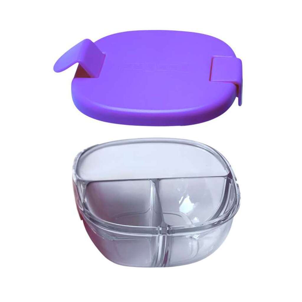 Yumbox Snackbowl - 3 rum - Hazy Purple