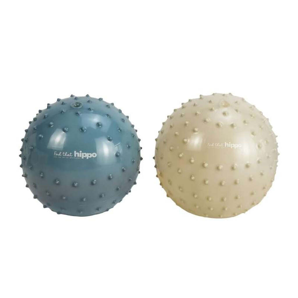 Find That Hippo Sansebold - 2 stk. - Metallic Blue/Khaki