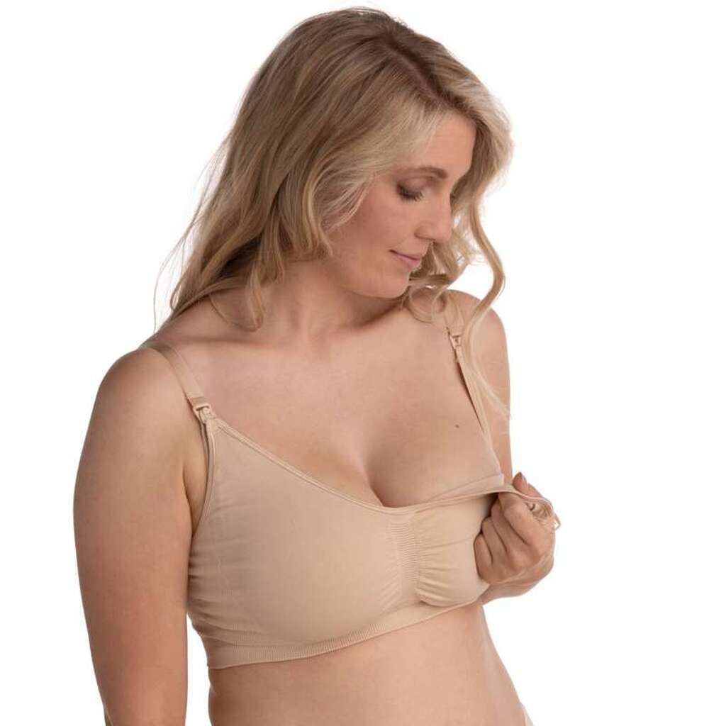 Carriwell New Mum Carri-Gel Amme-bh sømløs - honey