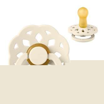 BIBS Rund Boheme Sut - Str. 2 - Naturgummi - Ivory