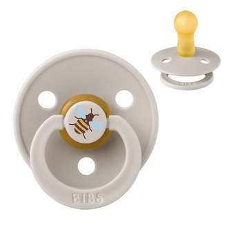 BIBS Rund Colour Sut - Str. 2 - Naturgummi - Bumblebee Studio - Mushroom