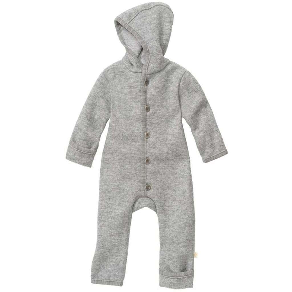 Disana Heldragt m. Hætte - Kogt Uld - Grå