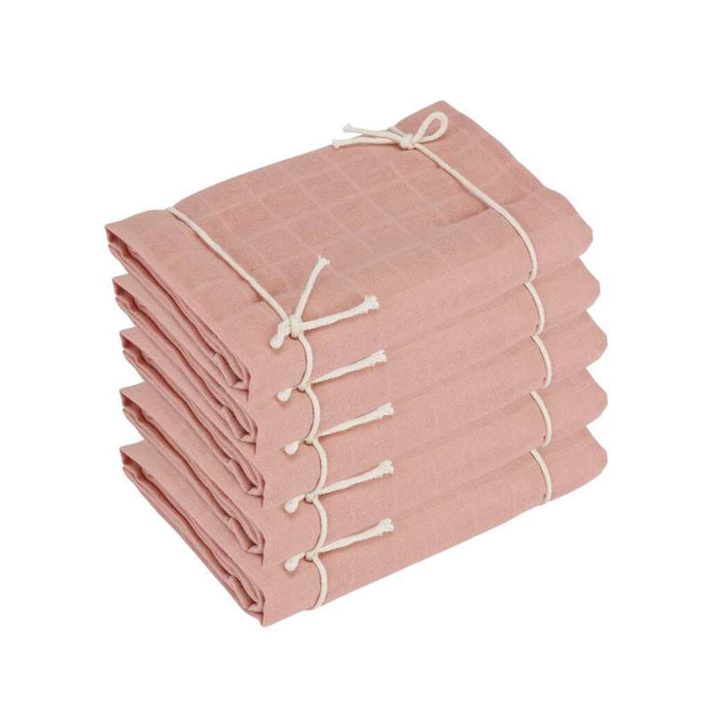 Naturebaby Økologiske Stofbleer/Minisvøb - 5-pak - Rose Cloud