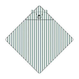 Liewood Albert Badehåndklæde m. Hætte - Peppermint/Creme de la Creme