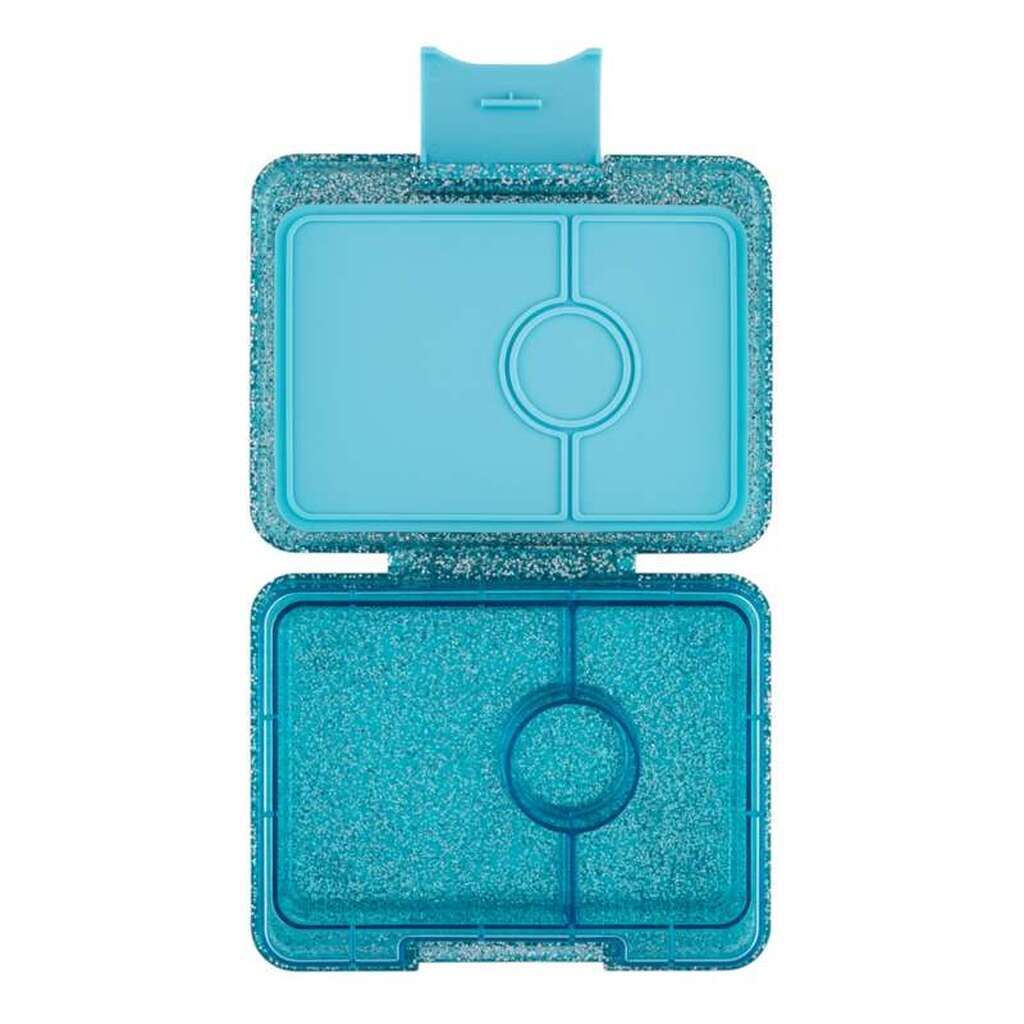 Yumbox Madkasse - Minisnack - 3 rum - Twinkle Aqua Glitter