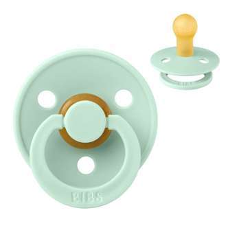 BIBS Rund Colour Sut - Str. 1 - Naturgummi - Nordic Mint