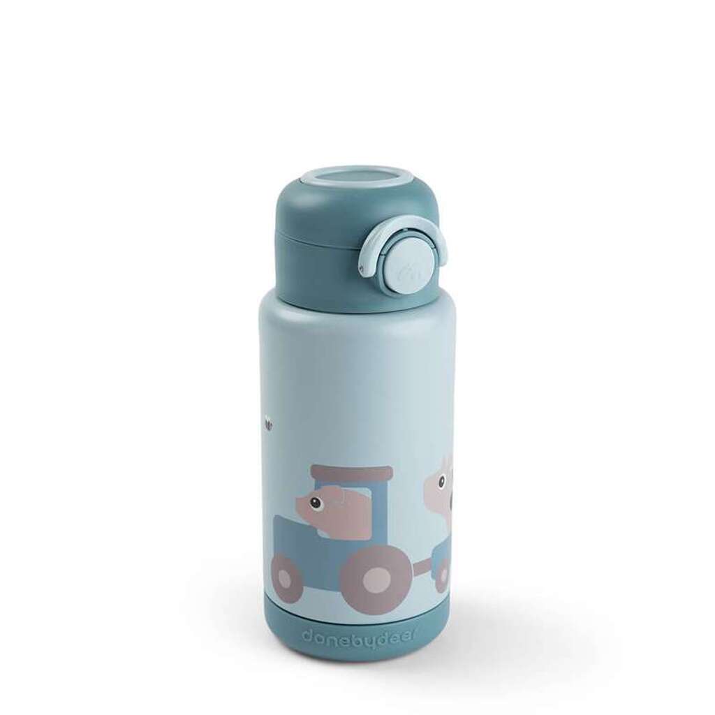 Done by Deer Termoflaske - 340ml - Tiny Farm - Blå