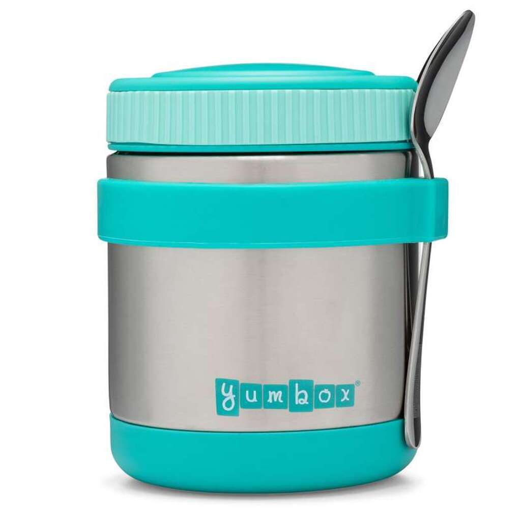 Yumbox Zuppa Termo Madbeholder m. Ske - 415ml - Caicos Aqua