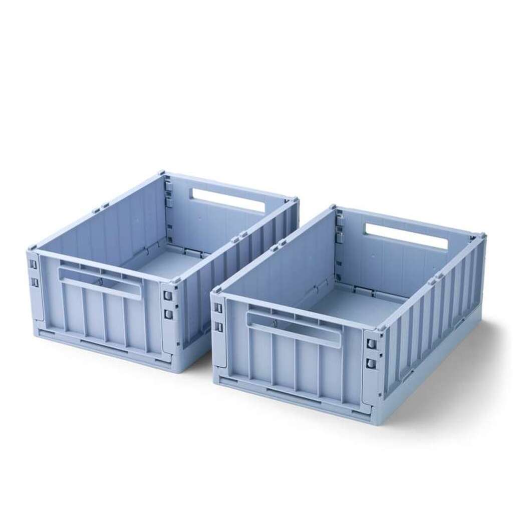 Liewood Weston Opbevaringsboks - 2-pak - Medium - Dusty Lavender