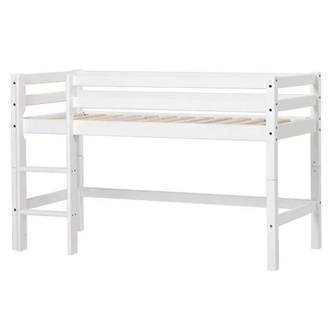 Hoppekids ECO Dream - Halvhøj Seng - Delbar - Flere Størrelser - Hvid