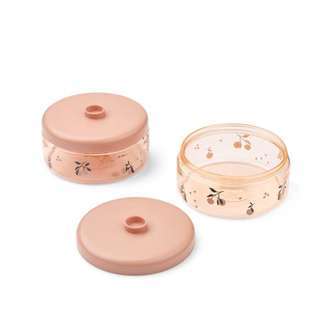 Liewood Dominique Madbokse - Tritan - 2-pak - 500 ml - Peach/Sea Shell