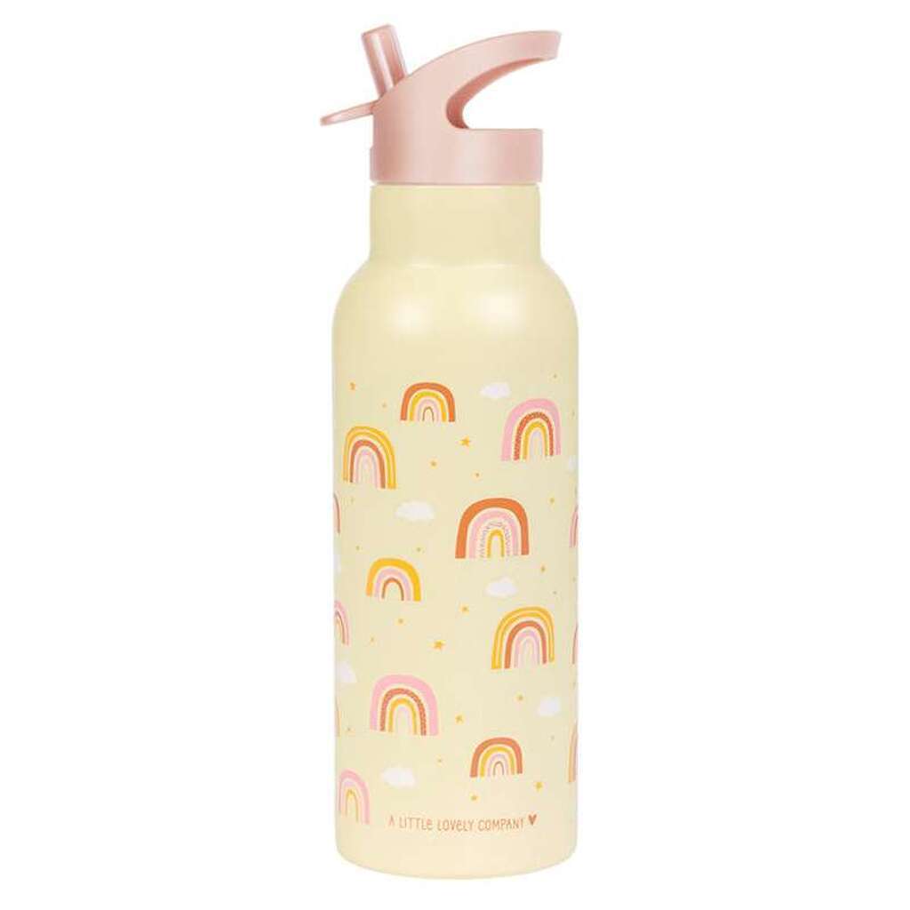 A Little Lovely Company Termodrikkedunk XL - 500 ml. - Rainbows
