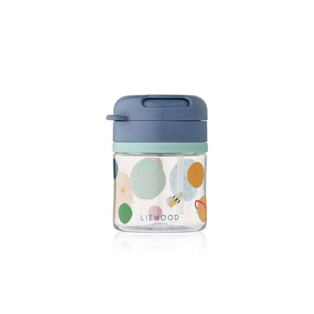 Liewood Pavia Tritan Sugerørskop - 280ml - Universe/Classic Navy