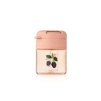 Liewood Pavia Tritan Sugerørskop - 280ml - Berry/Pale Tuscany