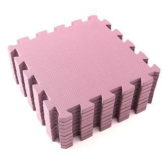 Kid'oh Skumlegegulv - 9 brikker - Rose