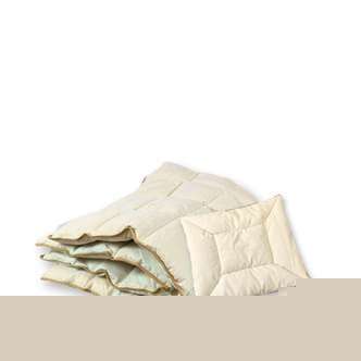 Oh'Naturel Dyne og Pude - 70x100 cm. - Kapok/Baby