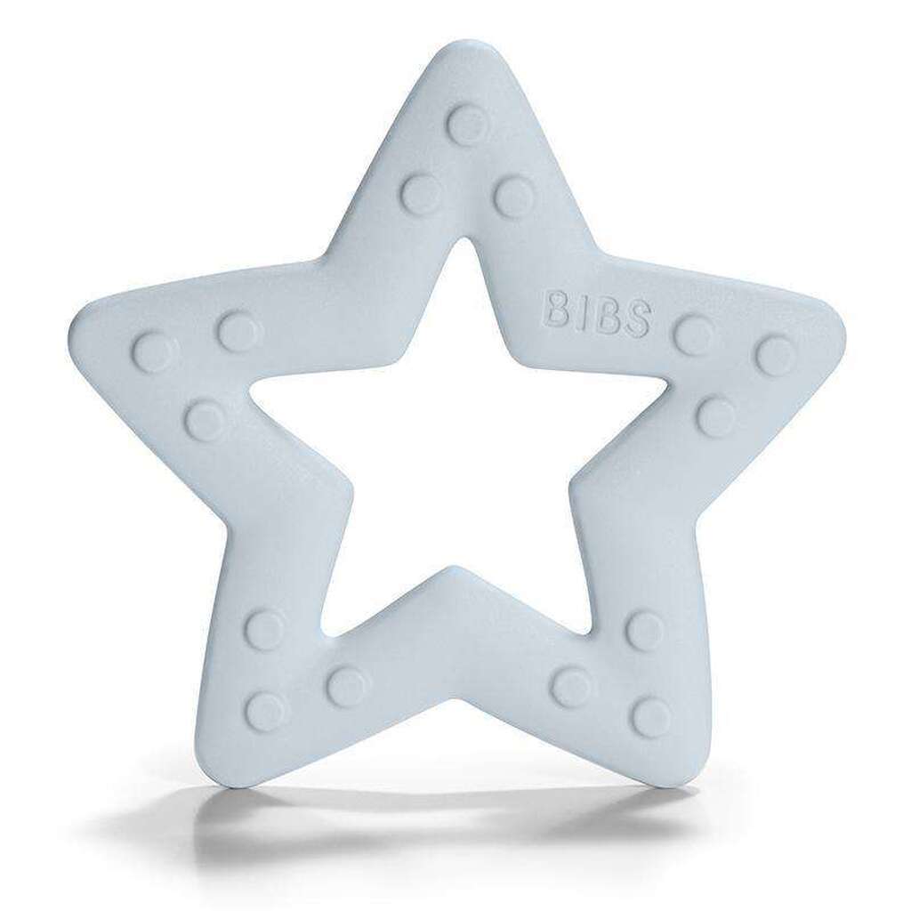 BIBS Play - Baby Bitie Bidering - Stjerne - Baby Blue