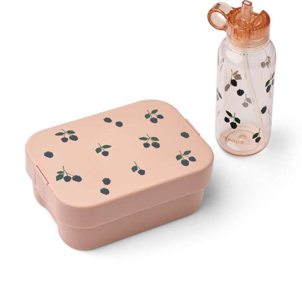 Liewood Chelsey Madkasse og Drikkedunk - Berry/Pale Tuscany