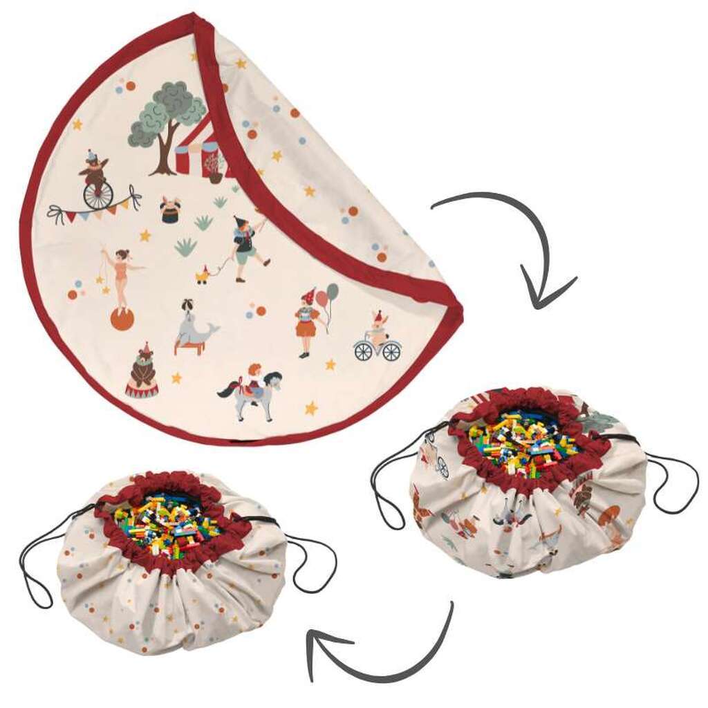 Play & Go Opbevaringstæppe - Circus