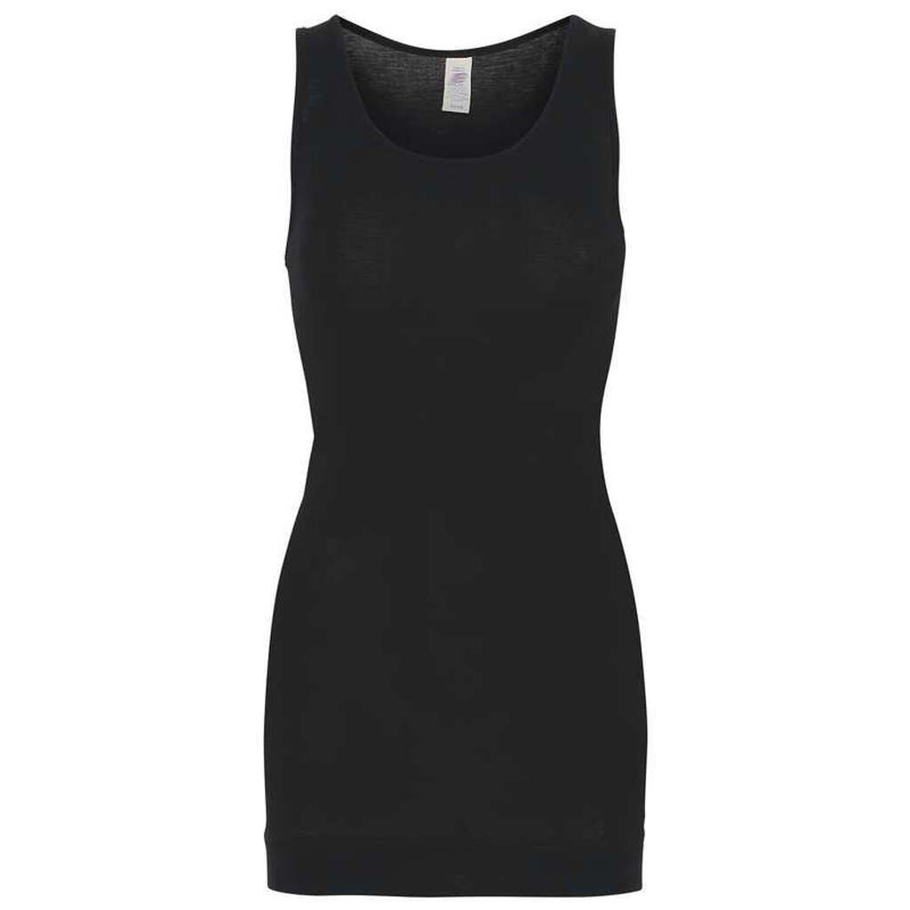 Engel Natur Undertrøje til Kvinder - Lang - Uld/Silke - Black