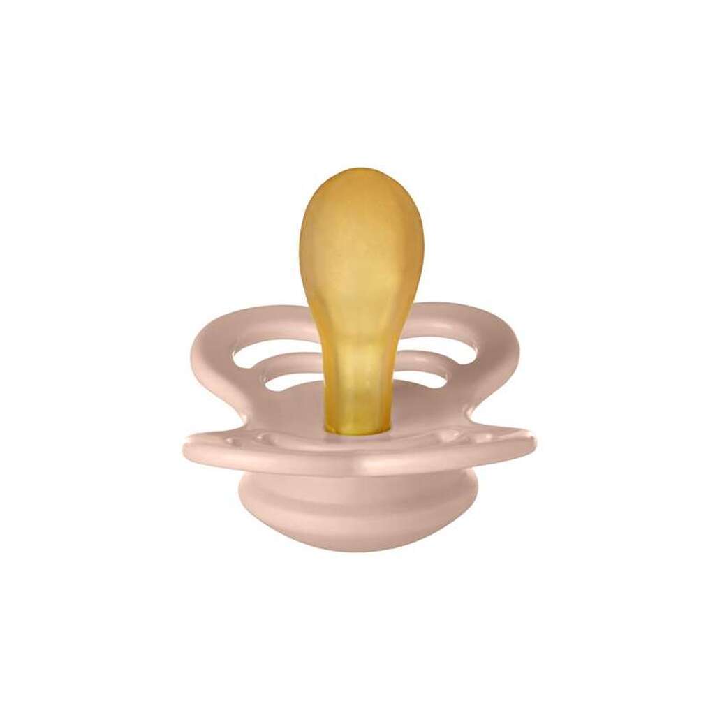 BIBS Symmetrisk Supreme Sut - Str. 2 - Naturgummi - Blush
