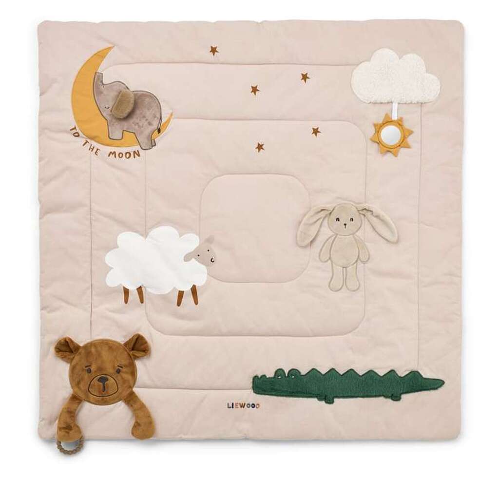 Liewood Bernet Classic Activity Blanket - Sandy Multi Mix