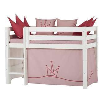 Hoppekids Forhæng til Seng - PRINCESS - Flere Størrelser