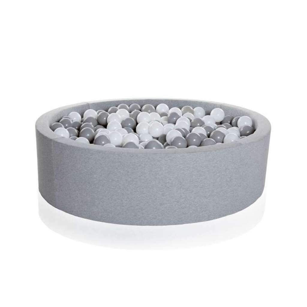 Kid'oh Boldbassin - Grå - m. 100 Bolde - White