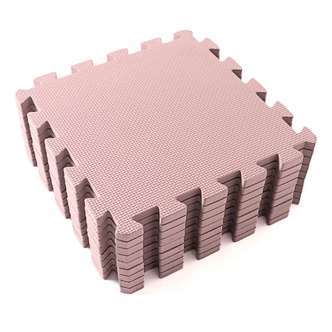 Kid'oh Skumlegegulv - 9 brikker - Dusty Rose