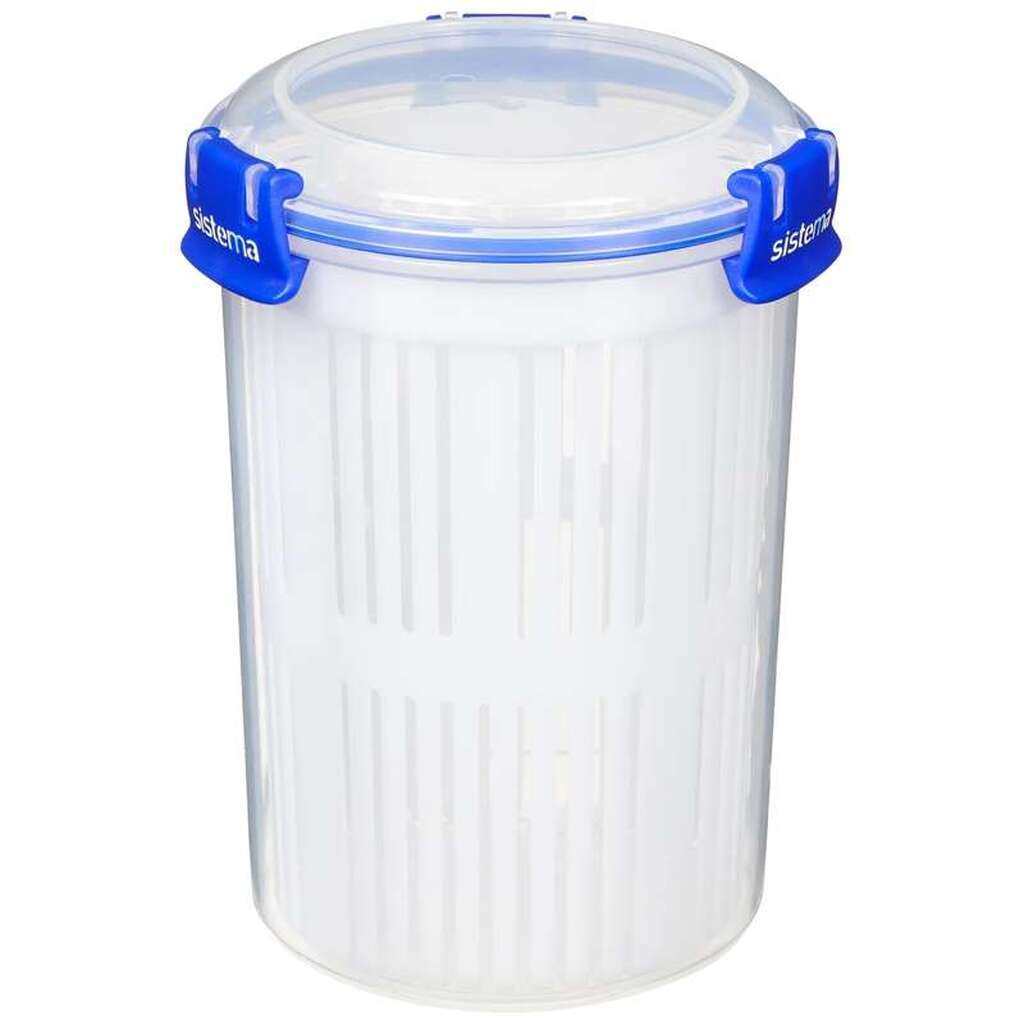 Sistema Madopbevaring - Klip It Plus - Round - 1L - Blå