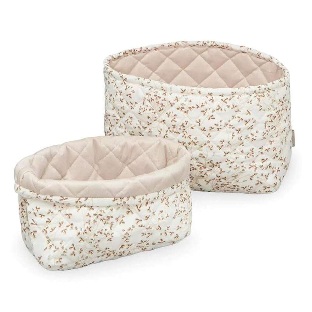 Cam Cam Copenhagen Quiltede Opbevaringskurve - 2 stk. - OCS - Lierre/Almond