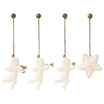 Maileg Juleornamenter - Metal - 4 stk. i Æske - Holy Night