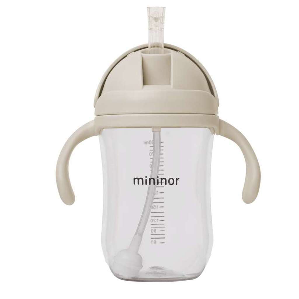 Mininor Sugerørskop - Tritan - 330ml - Skyet Morgen