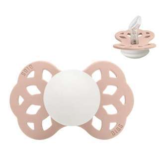 BIBS Anatomisk Infinity Sut - Str. 1 - Silikone - GLOW - Blush