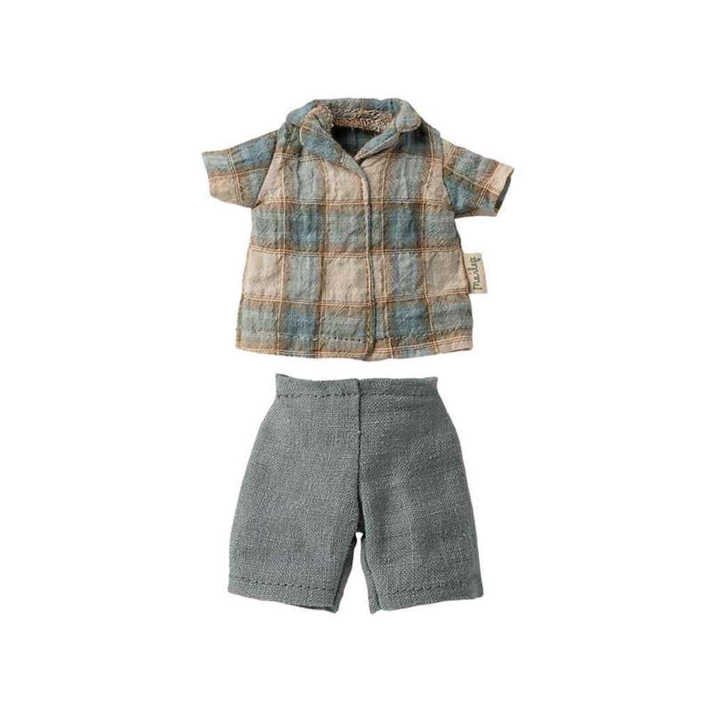 Maileg Bluse og Shorts - Str. 1