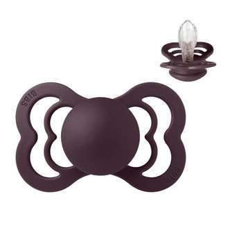 BIBS Symmetrisk Supreme Sut - Str. 2 - Silikone - Plum