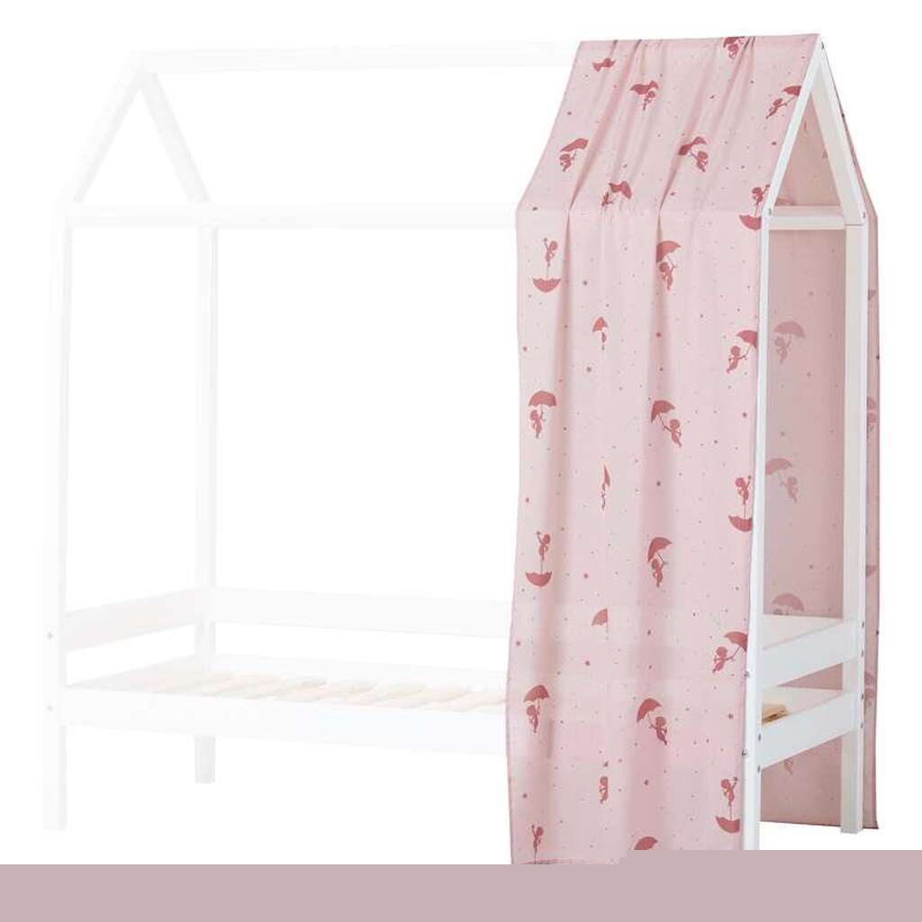 Hoppekids Forhæng til Husseng - OLE LUKOIE - Flere Størrelser - Rød