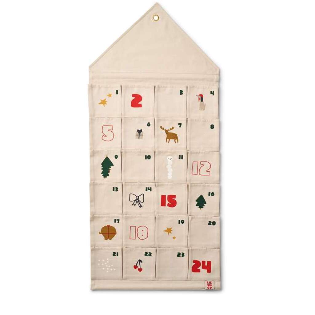 Liewood Babbo Julekalender m. 24 Lommer - Holiday/Sandy