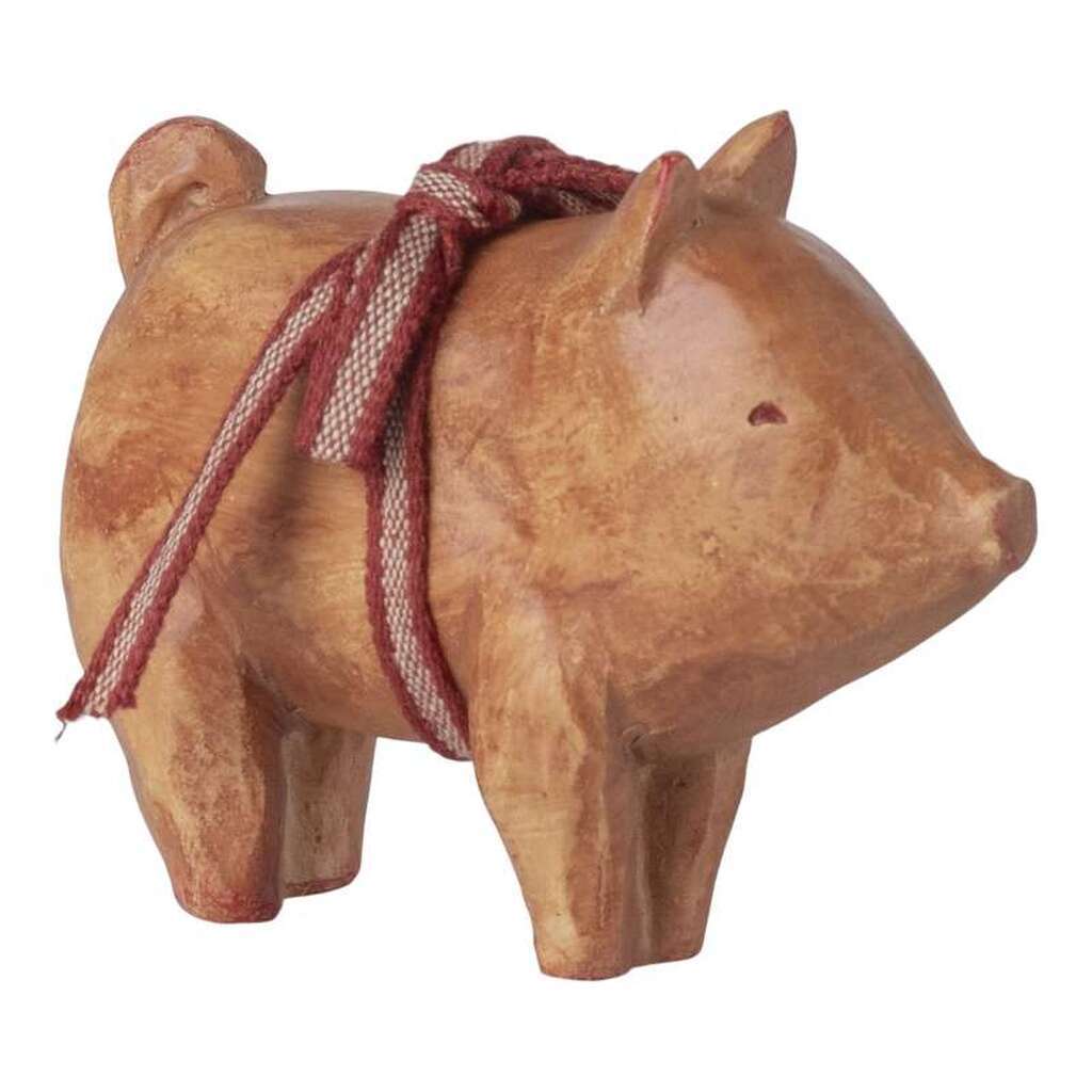 Maileg Gris m. Bånd - Rosa