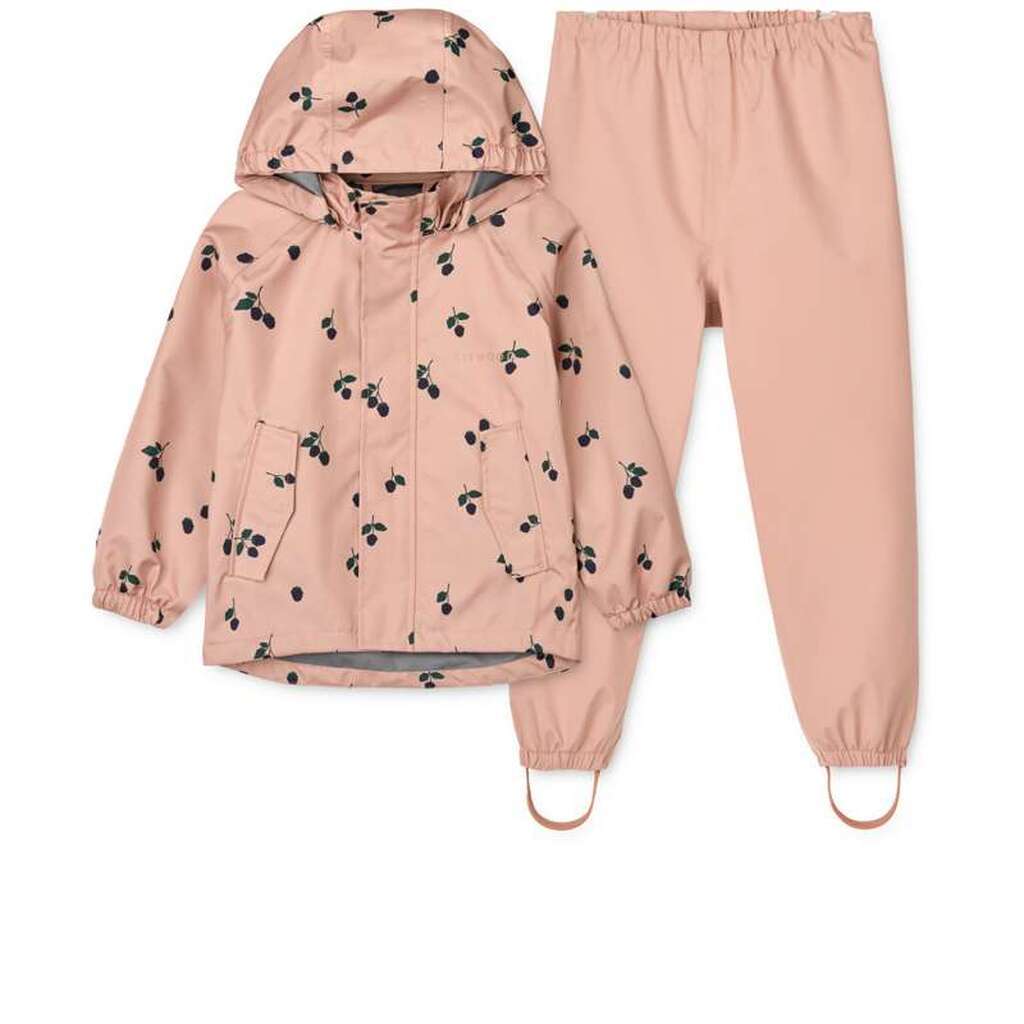 Liewood Pedia Regntøjssæt - Berry/Pale Tuscany