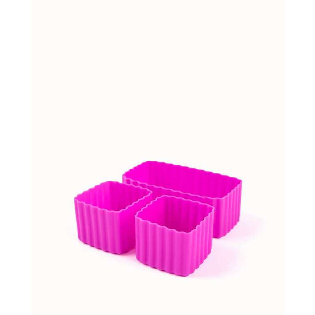 MontiiCo Mix Bento Silicone Cups - 3 stk. - Fuchsia