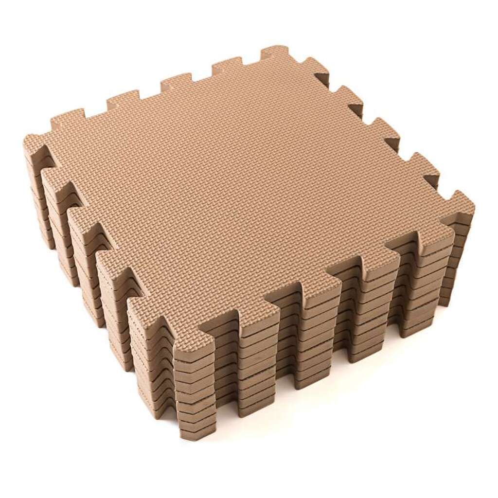 Kid'oh Skumlegegulv - 9 brikker - Caramel