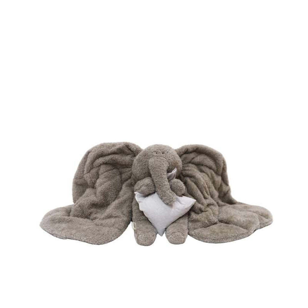 Membantu Tyngde Plysbamse m. Hørfrøpose - Magma01 - Grå