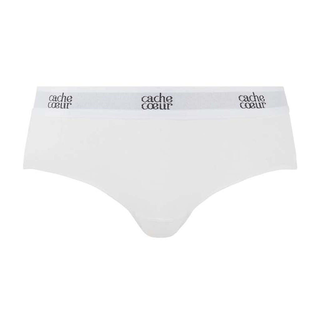 Cache Coeur Life - Maternity low waist brief- trusser- White