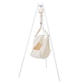 Membantu Bundle - Premium - Slyngevugge m. Vuggemotor og Vuggestativ - Natur