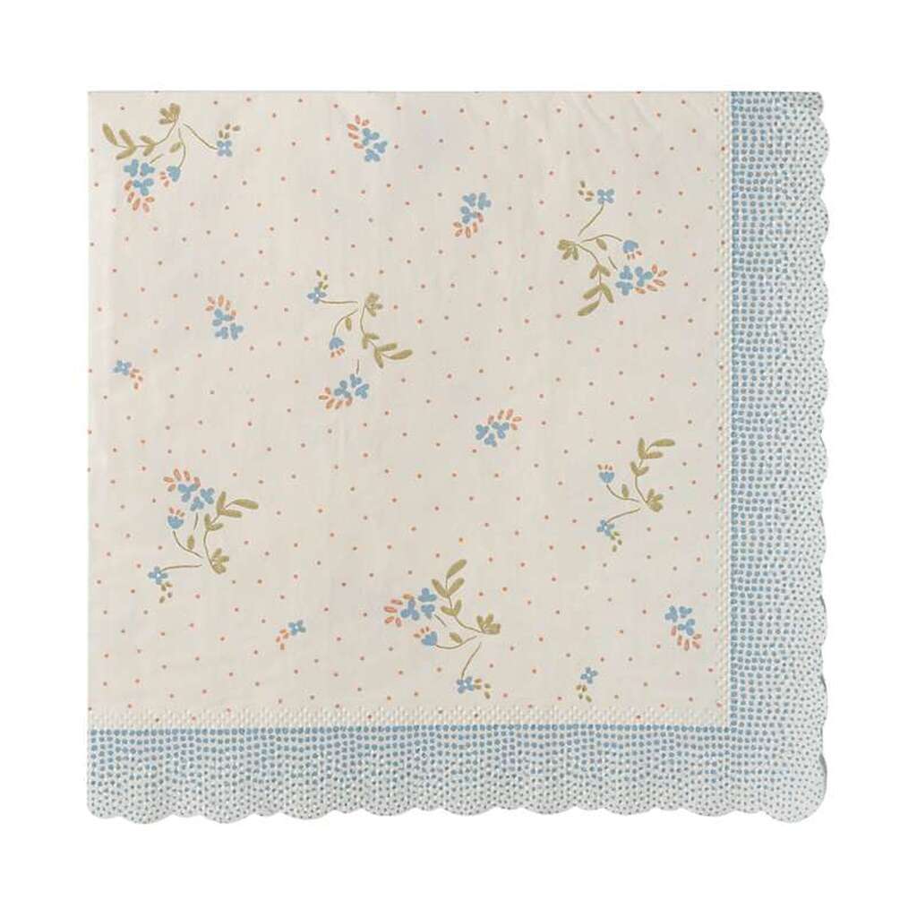 Maileg Serviet - Bae - Blå