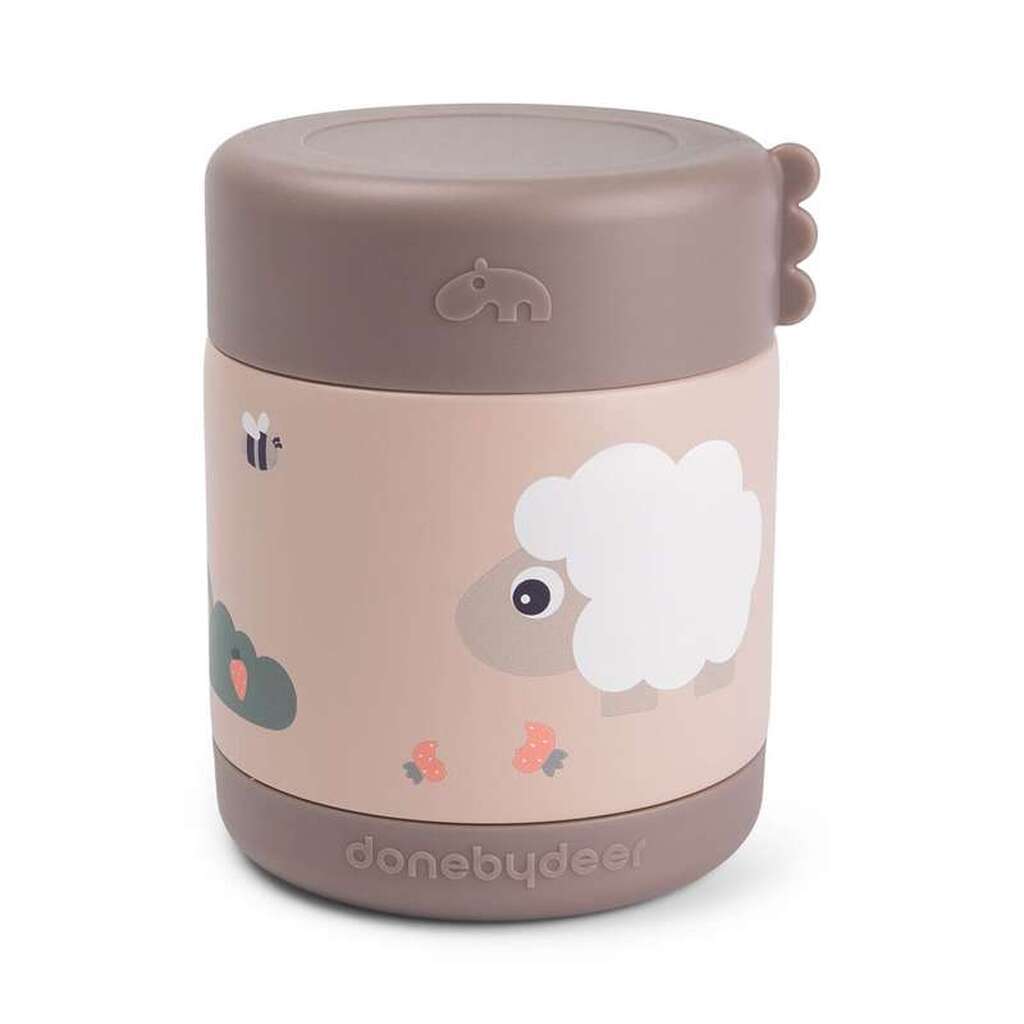 Done by Deer Termo Madbeholder - 300ml - Tiny Farm - Pudder