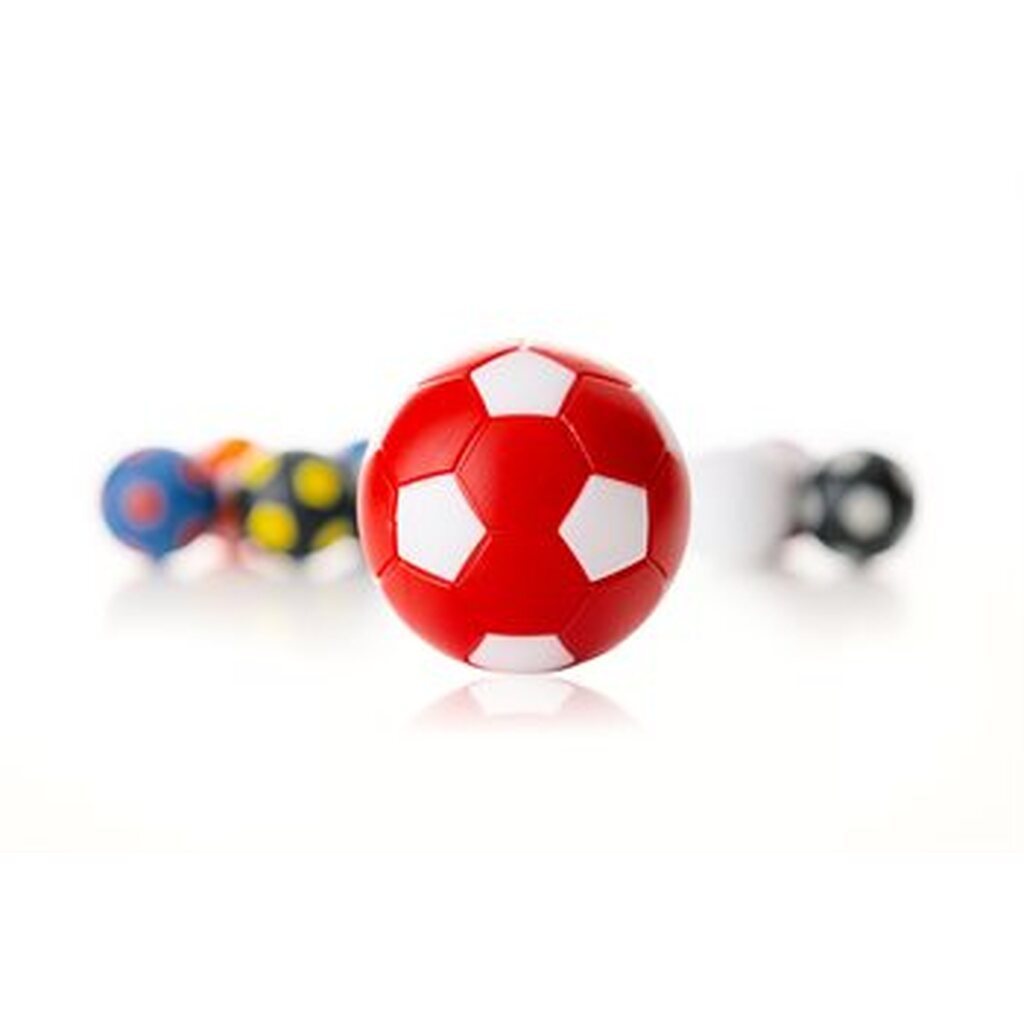 Fodbold til bordfodbold rød 35mm
